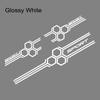 3pcs Hexagonal Honeycomb Style Car Sticker Racing Sports Style Decor Decal Auto Vinyl Decoration Sticker Tuning Accessories