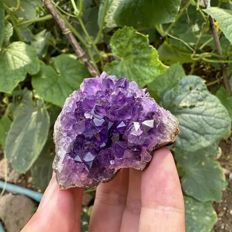 Amethyst Crystals Geode Quartz Clusters Natural Stones, DIY Jewelry Home Decor, Perfect Gift