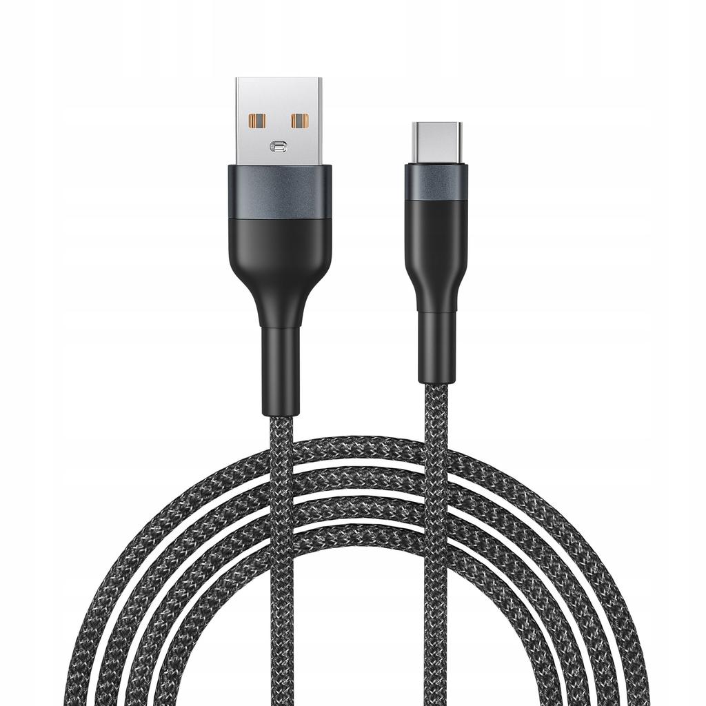 Rosfix Kabel USB-A - Typ C, 1 m – Uniwersalny | Elastyczny i Wzmocniona Konstrukcja | Idealny do Zasilania i Przesyłu Danych