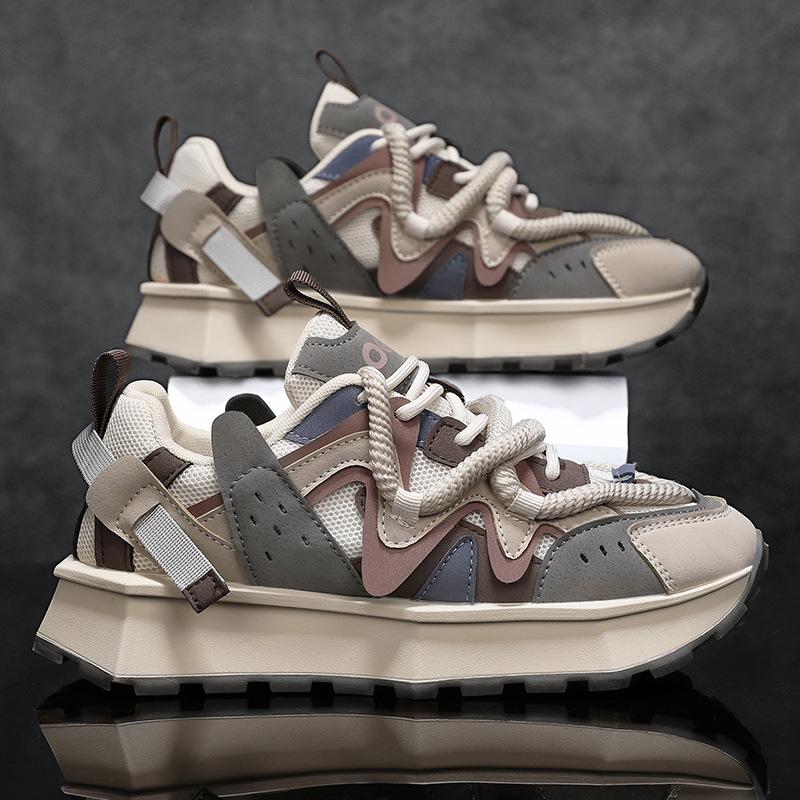 

2025 new men s shoes new casual versatile sports leisure, board shoes popular trendy shoes 11009 39 сірий колір