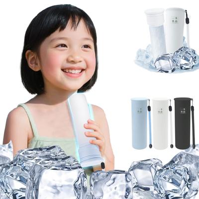 In Lightweight for Vacuum Insulated Stainless Steel Ice Cooling Mini Ice Neck Cooling Bottle with Neck Heat Cooling Outdoor Reusable Ice Pack for Kids