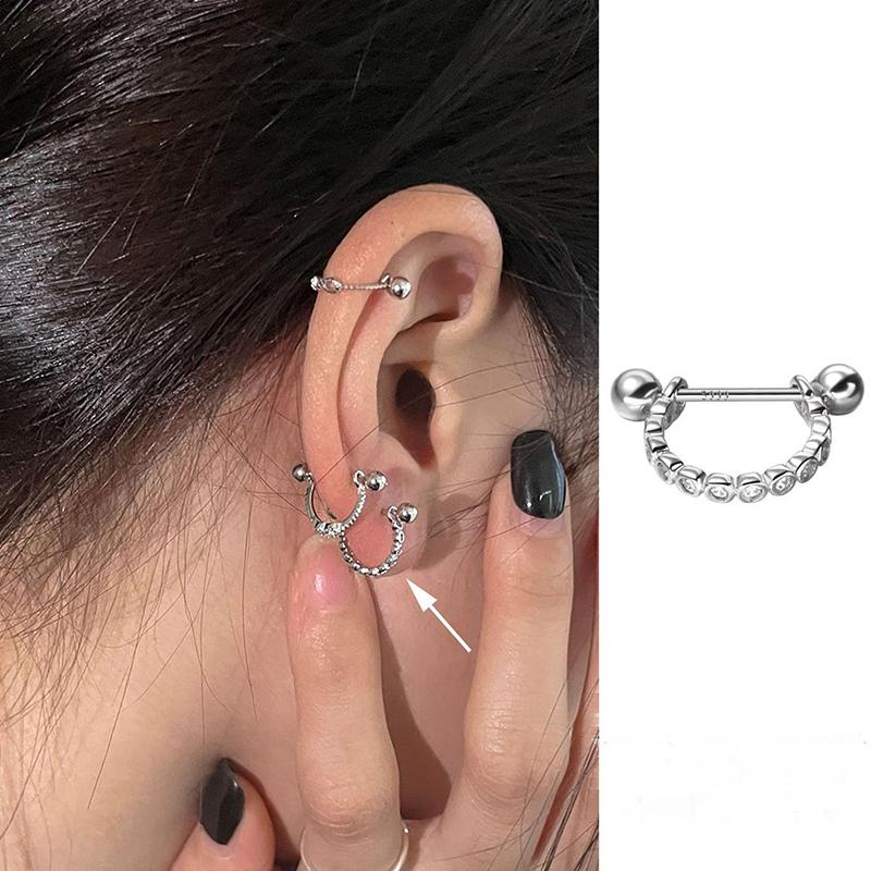 

U-образные серьги Helix, набор разноцветных сережек для женщин, гипоаллергенные серьги 1PCS