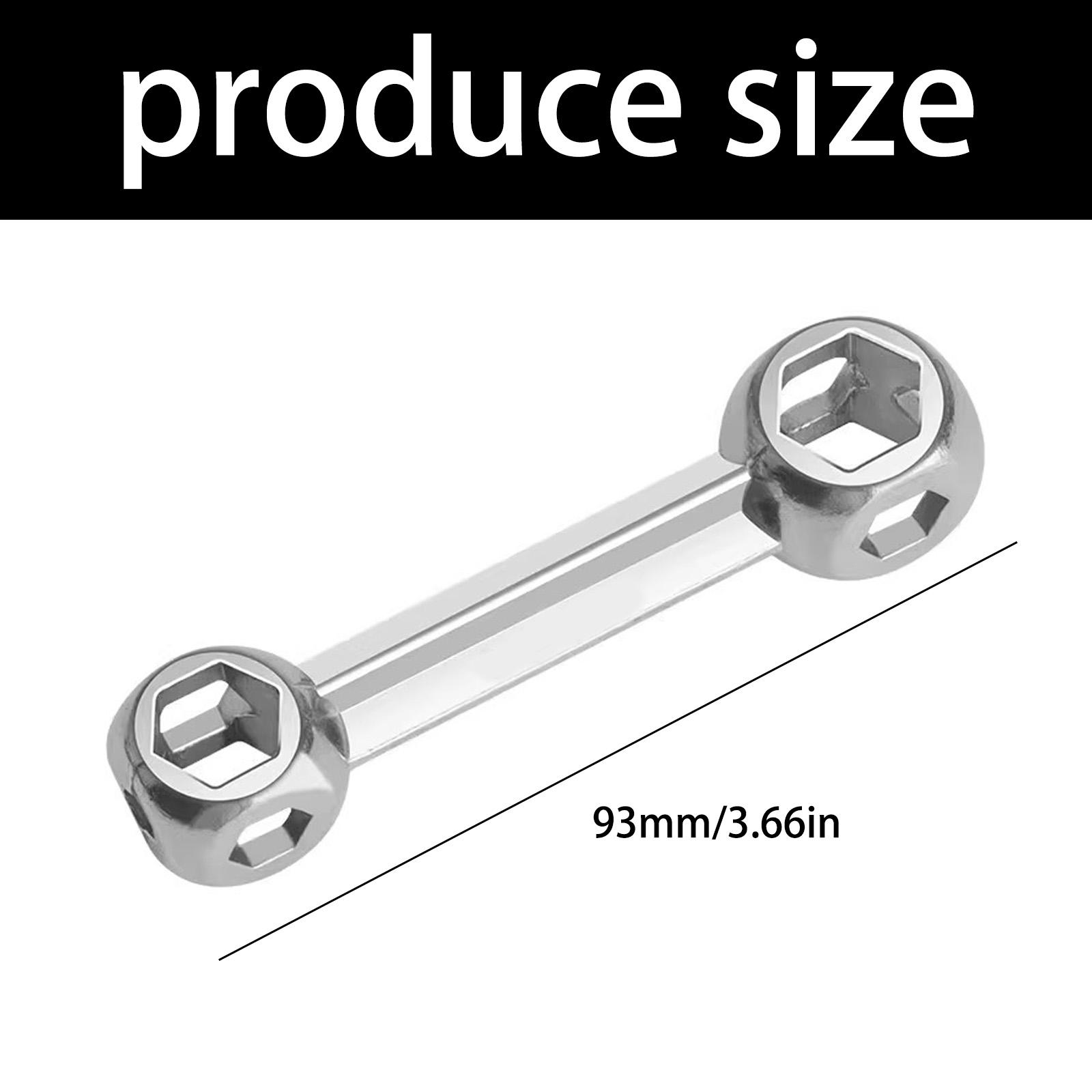 

Essential Multifunctional Portable Wrenches Kit For Cyclists Features Ten Hexagonal Sockets Covering 6 15mm Universal Application 1