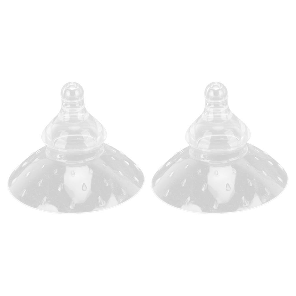 2pcs Nipple Shields ABS Silicone Contact Breast Shields Nipple Protector for Breastfeeding