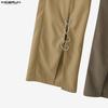 INCERUN Men Zip-up High Waist Stitching Bandage Casual Long Flare Trousers Pants