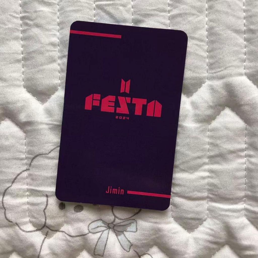 [USED] BTS FESTA 2024 11th Anniversary ARMY Bonus Trading Card Jimin