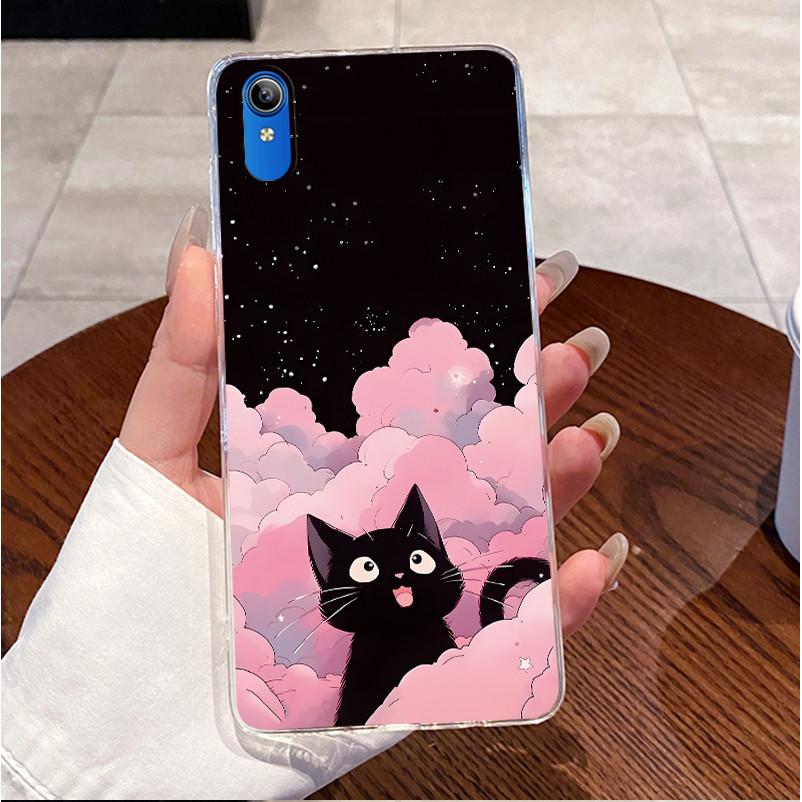 Case For Vivo Y91C / Y1S / Vivo 2015 / 1820 Luxury Cute Love Rabbit Funny Pattern Casing Ultra Thin Slim Clear Soft Phone Case