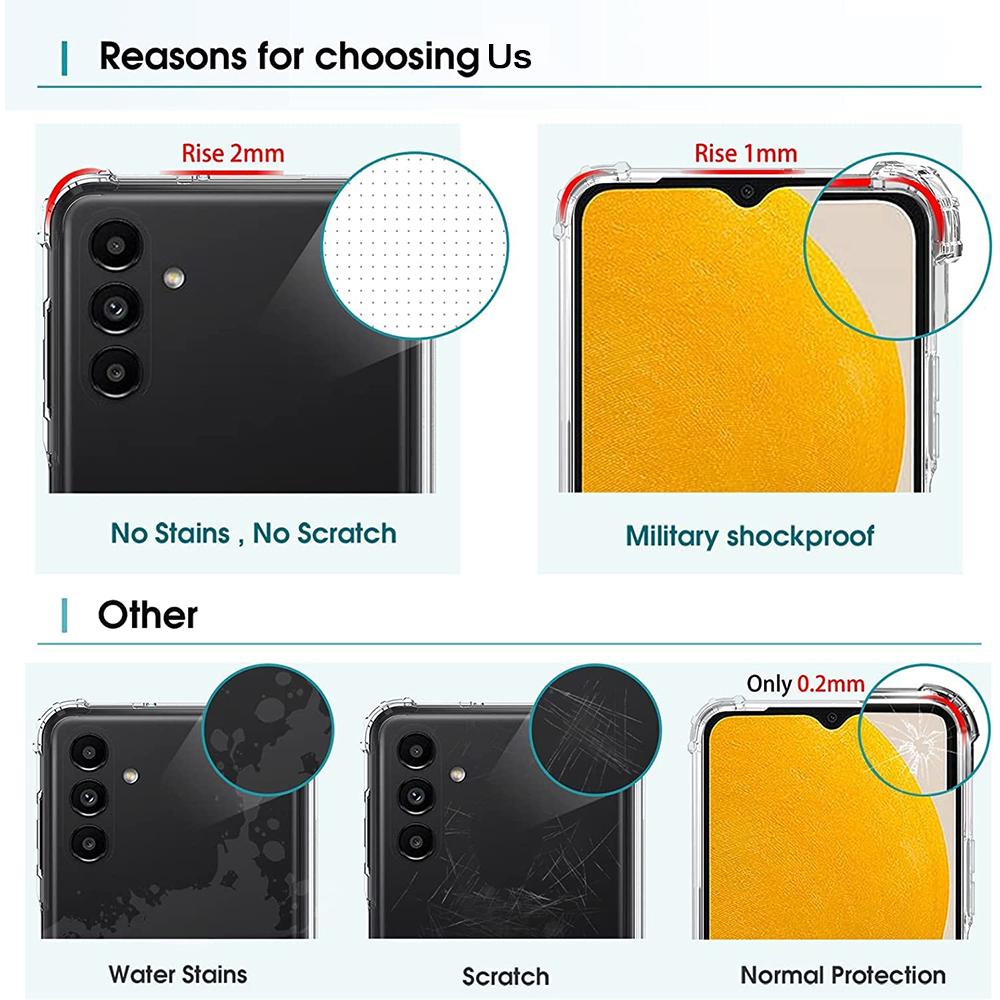 Clear Case For Itel A48 A37 A35 A33 P37 P38 Thick Shockproof Soft Silicone Phone Cover for Itel S18 Pro S17 S16 Pro Vision 1 Pro