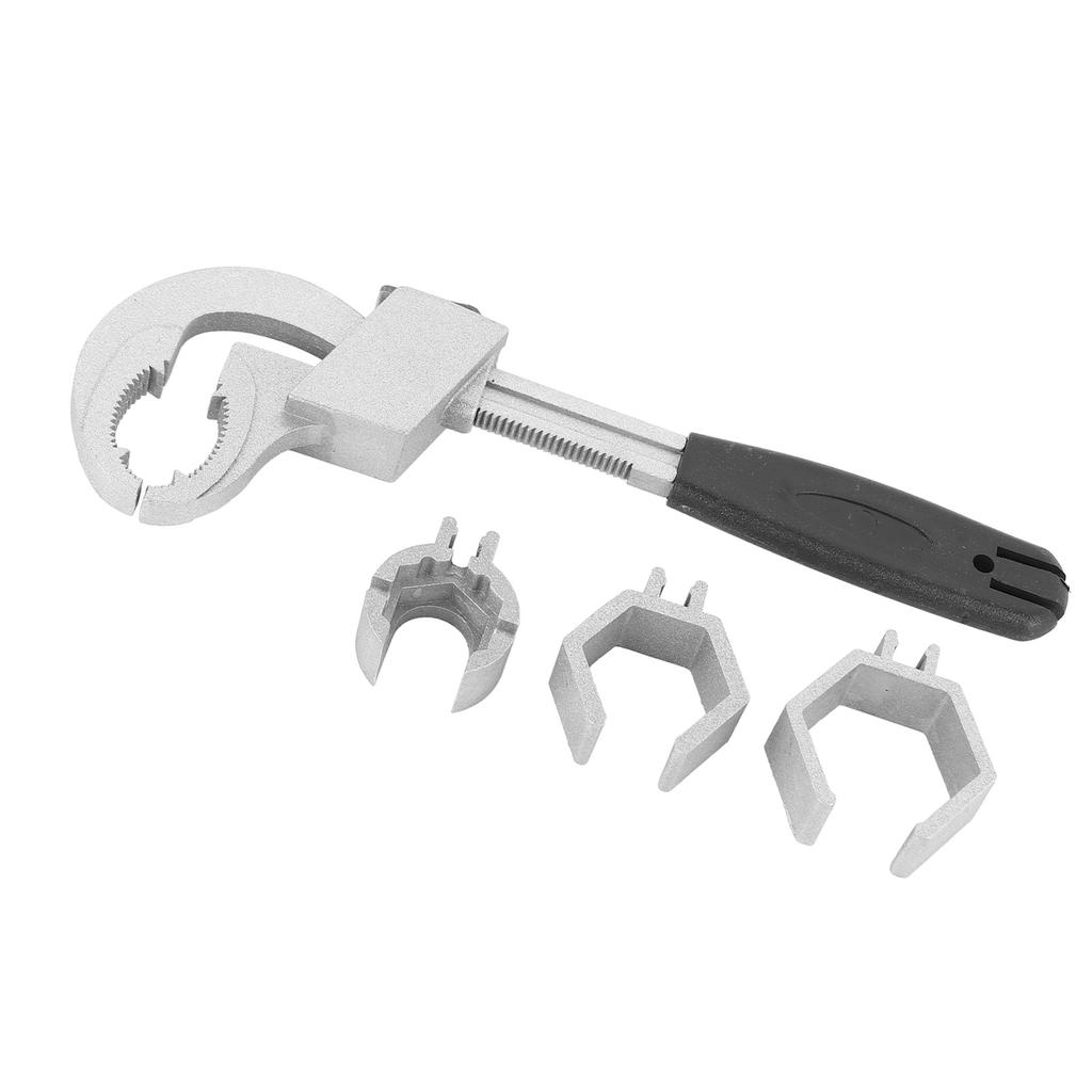 Universal Adjustable Double Ended Wrench Multifunctional Bathroom Wrench for Disassembly Assembly Valves Faucets