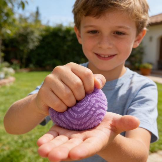 Texturovaná míček na odbourání stresu Měkký pružný chlupatý míček Mačkací hračka Proti úzkosti Přenosný Cestování Škola Kancelář Stresový míček Hračka na mačkání