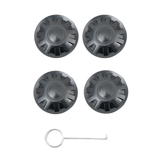 

4 шт. автомобильные крышки ступицы колеса колпачки высокой прочности идеально подходят простая установка автомобильные крышки ступицы колеса запасные части для Tesla Model 3 2024 чёрный