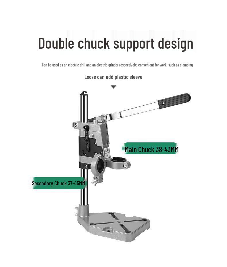 Multifunctional Electric Drill Stand: Converts Hand Drill To Micro Bench Drill for Precise Small Drilling Tasks