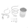 Wall-Mounted Hair Dryer Holder Comb Brush Organizer Cup Rack