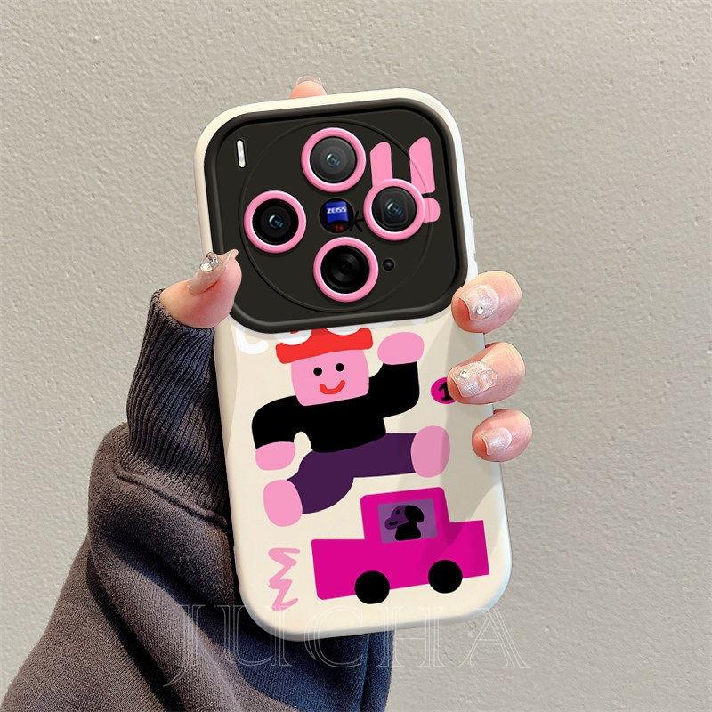 Applicable To Vivox300ultra Mobile Phone Case with Lanyard All-inclusive Advanced Sense X300s New Cartoon High Jump Villain