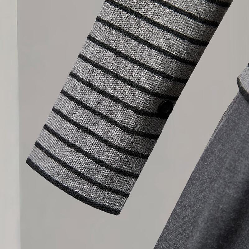 Women's Off-Shoulder Striped Long-Sleeve Knit Top