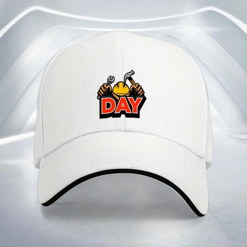 Labor Day Graphic Baseball Cap Polyester Adjustable Unisex Casual Sports Outdoor Hat
