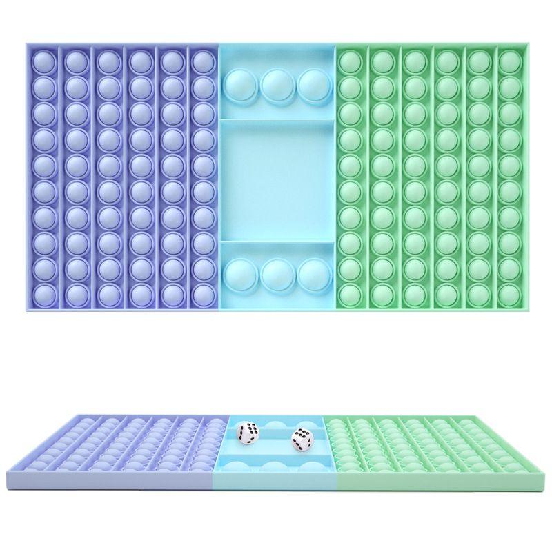 Pop It Big Chess Board Toy Popit Bubble Sensory Squishy Reliever Stress
