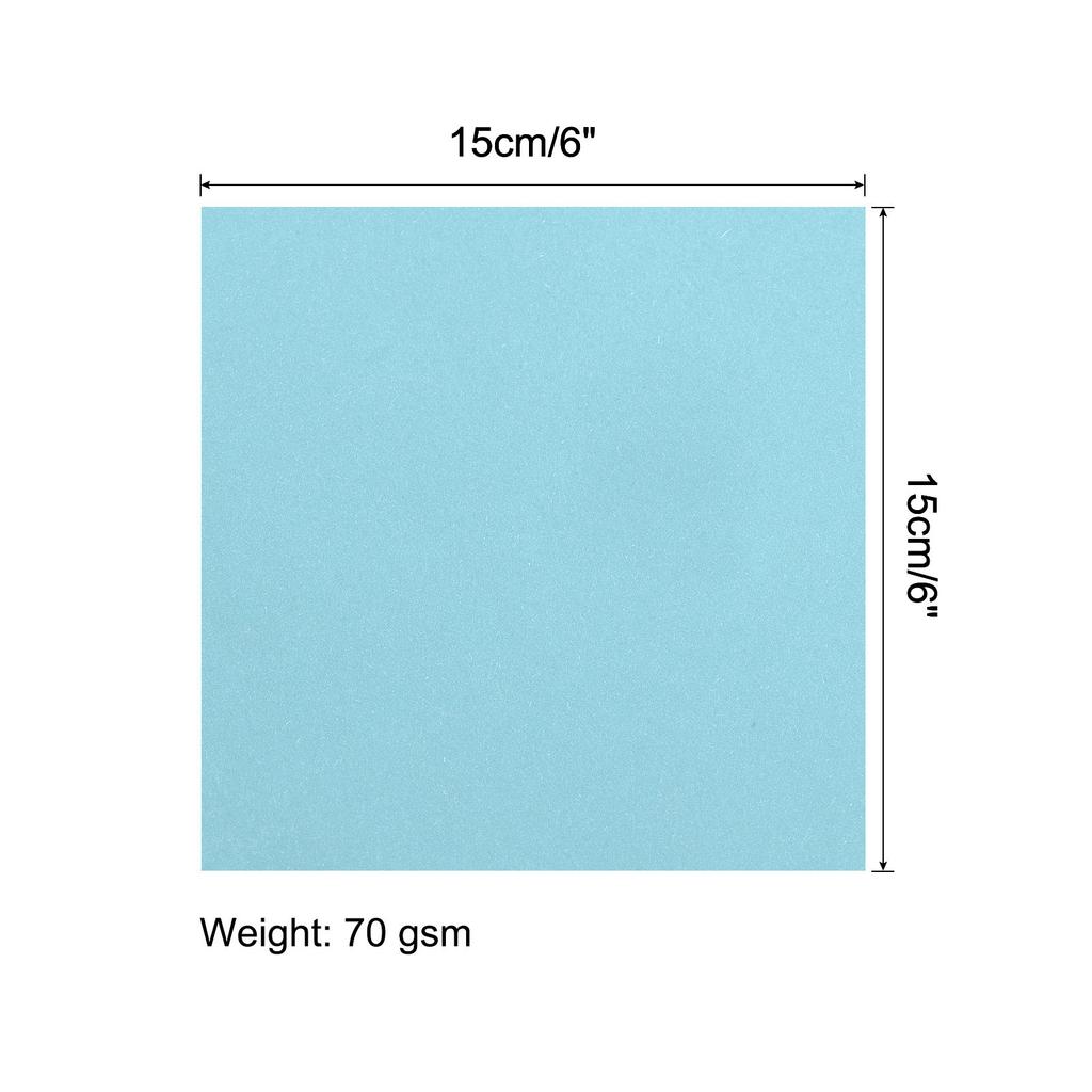 100 Sheets Origami Paper 15x15cm Double Sided Square Folding Papers for Art Craft Project Gifts Scrapbooking Decor DIY Handmade