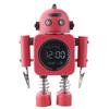 Silent Digital Display Metal Robot Luminous Alarm Clock Smart Student Boy Girl Children Bedroom Bedside Alarm Clock