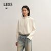 2025 Autumn Casual Long Sleeve Scarf Collar Sweater