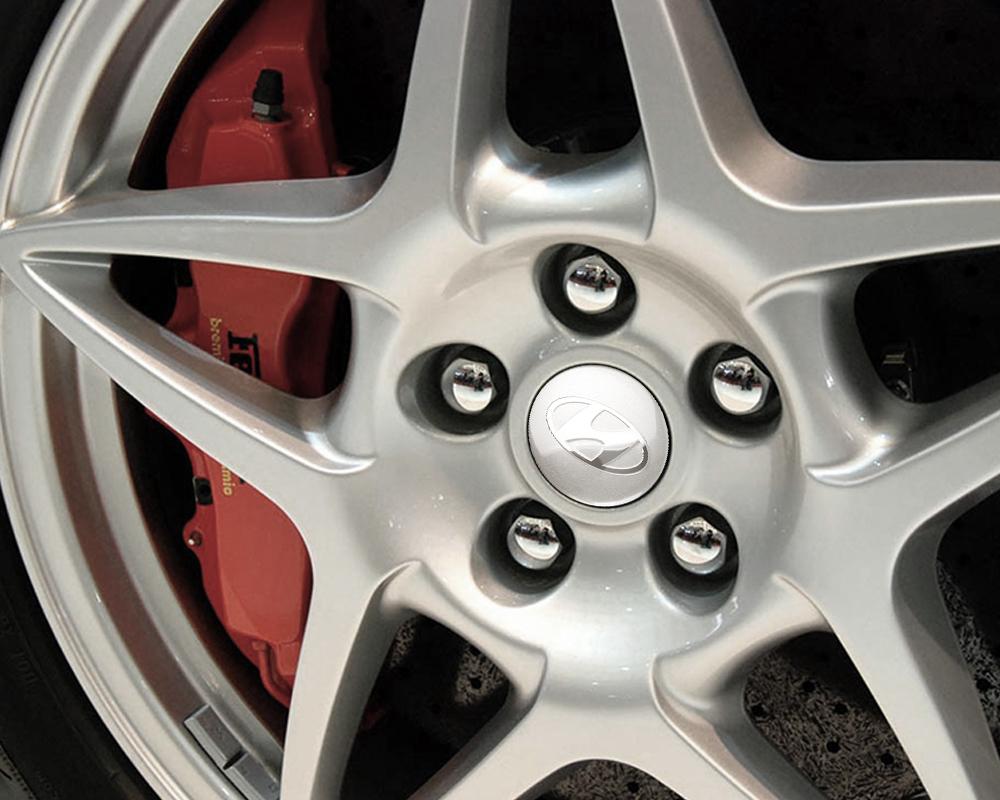 Car Styling 4PCS 56mm Car Tire Hub Center Cap Decoration Stickers For Hyundai Tucson Solaris Kona Accent I20 I30 IX35 Mistra I10 TT34