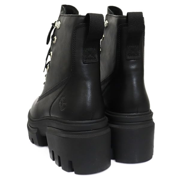 Timberland A41S7 EVERLEIGH LACEUP Everly US 7 6-inch Lace-Up Boots, Women's, Black, (approx. 24.0cm)