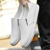 Fashion New Handmade Mens Casual Shoes Simple Comfy Loafers All-match Leather Man Driving Shoes Mocasines Stylish Slip-On Walking Flats