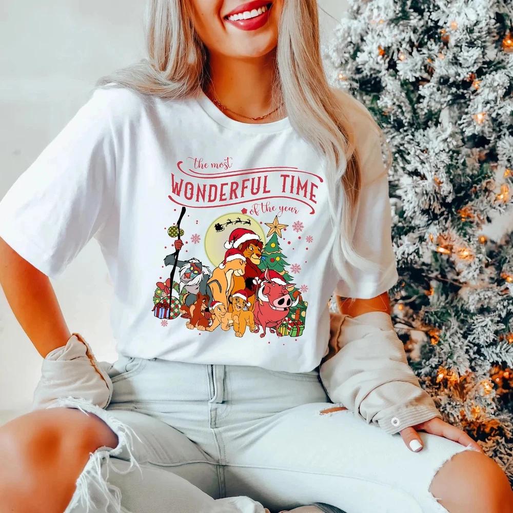 Its The Most Wonderful Time Of The Years Lion King Group Christma TShirt 2025 S