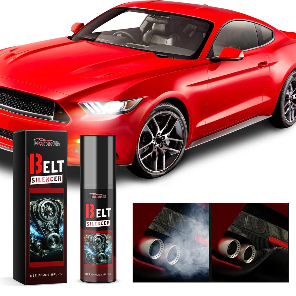 Homonth Automotive Engine Belt Silencer Automotive Engine Belt Rattle Eliminator Maintenance Lubricant