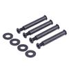 4 Stück/Set Computergehäuselüfter Langschrauben-Kit DIY Modifizierte PC-Kühllüfterschrauben Erhöhte Stabilität Kühllüfter-Montageschrauben