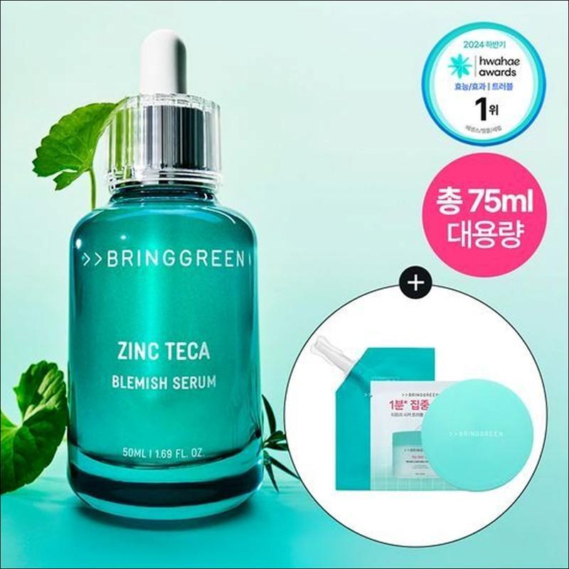 BRINGGREEN ZINC TECA Trouble Serum 50ml + Recambios 25ml + 20 discos