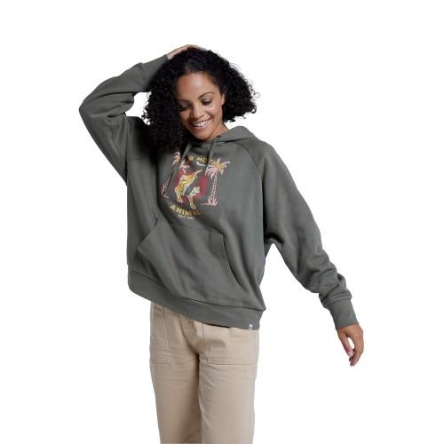 Cheap Animal Womens/Ladies Kaya Graphic Print Organic Hoodie | Joom