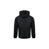 Nike Warme einfarbige Sport-Trainings-Baumwolljacke mit Kapuze für Herren Oberbekleidung Schwarz BV6299-010
