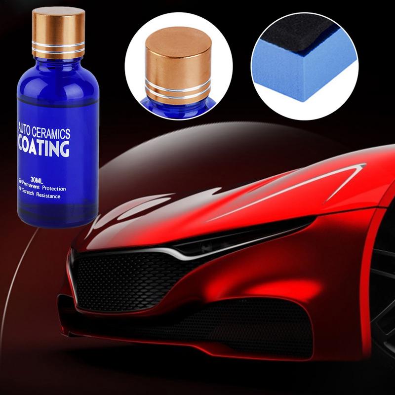 30ml 9H Anti-Scratch Auto Ceramic Glass Coat Liquid Hydrophobic Paint Care Polish Super Detailing Coating For Car Styling