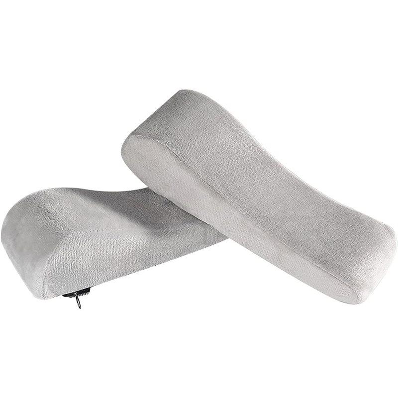 

Office Chair Gaming Chair Armrest Cushion With Elbow Pillow Pressure Relief Ergonomic Design Memory Foam сірий колір