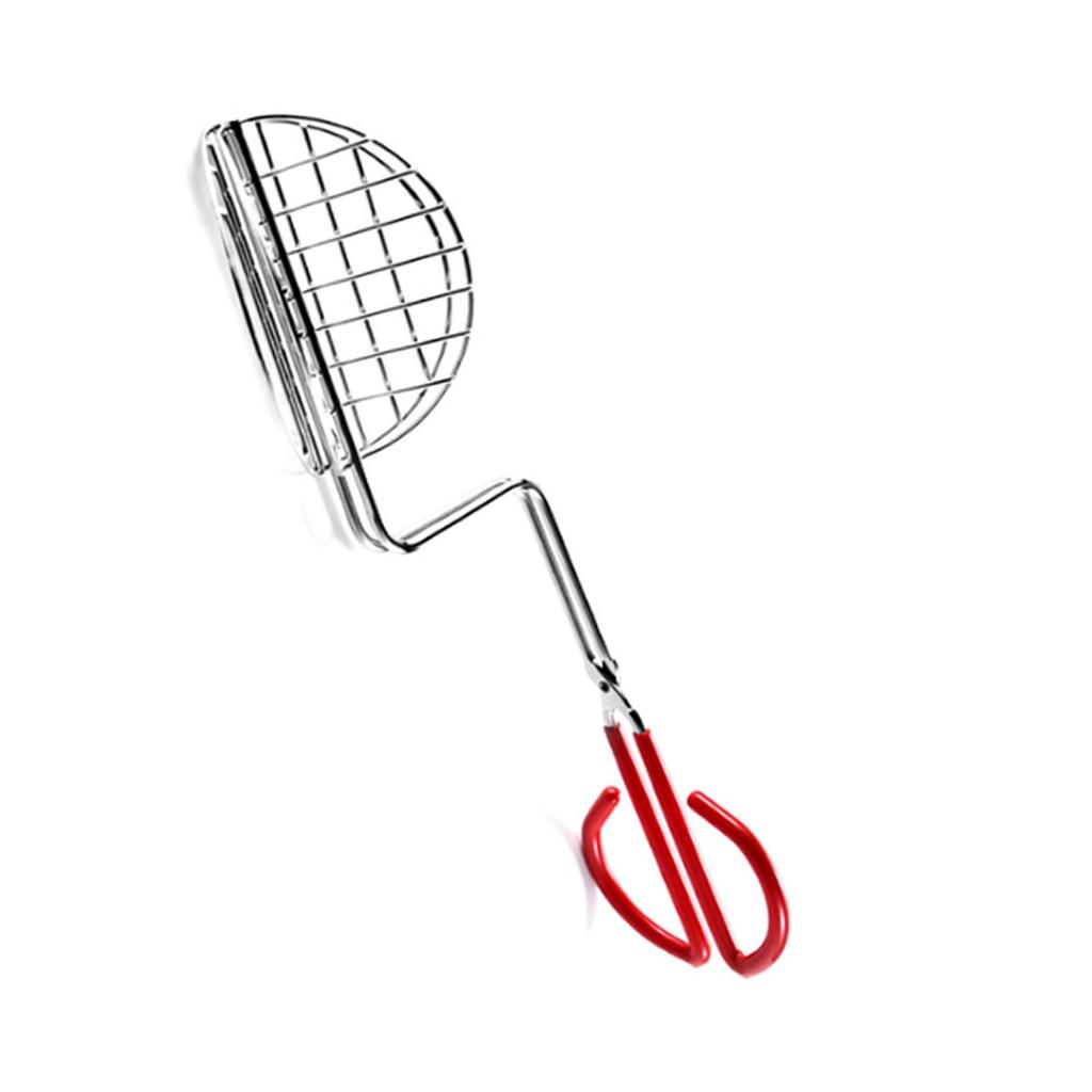 Taco Shell Tong with Long Handle Stainless Steel Taco Press For Making Homemade Taco Shells