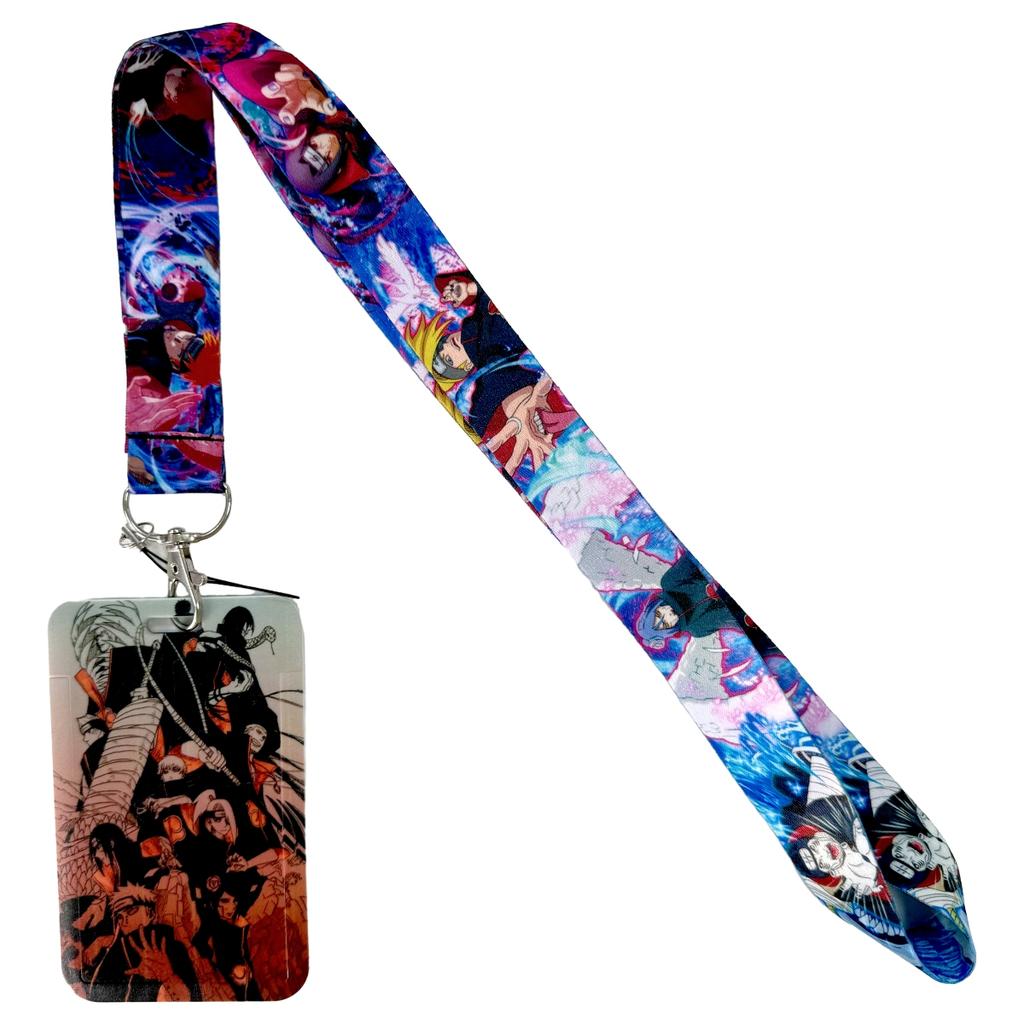 Anime Kreslený Držák na Identifikační Kartu Klíčenky Šňůrka na Krk Pro Průkazku Anime Držák na Kreditní Kartu Klíčenka Popruhy