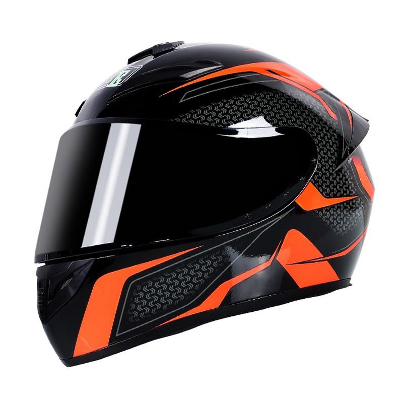 Full Face Motorcycle Helmet Men Women ABS Winter Riding Safety With Bluetooth Compatible Scooter Bike