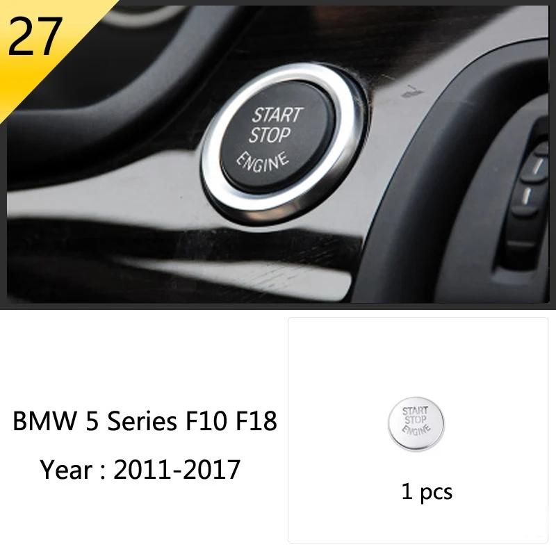 For BMW 5 Series F10 F11 2011-2016 Stainless Steel Cars Front Door Stereo Panel Speaker Decorative Cover Interior Accessories