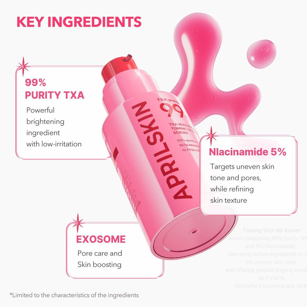 Aprilskin TXA Niacinamide Toning Shot 99 Sérum 30ml