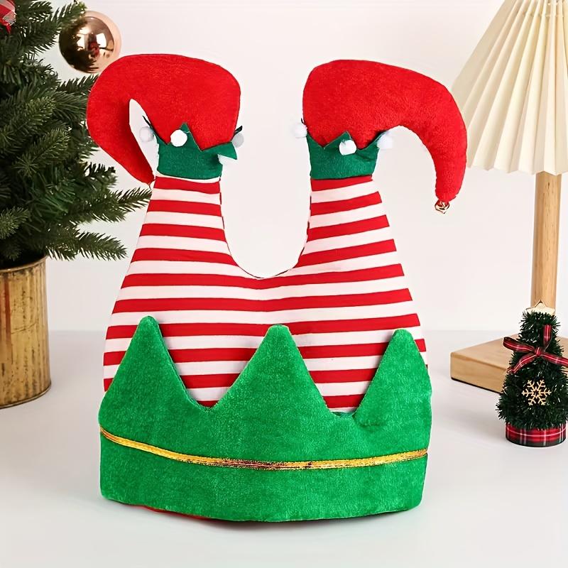 1/2pcs Christmas-themed Hats, Including Elf-shaped Hats and Santa Claus-shaped Hats, Suitable for Wearing During the Christmas