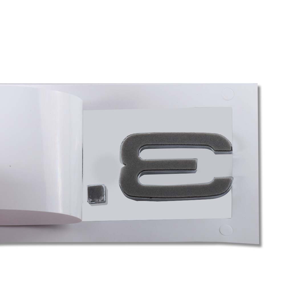 2.4 3.6 4.2 Car Logo Sticker Rear Bumper Trunk Sticker Center Cover For 6hb Sline A1 A2 TT A4 Q1 B5 Q3 Q4 B7 Q8 S2 RS S4 S5 S6 bh6