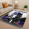 3D T-Transformers Optimus Prime Bumblebee Cartoon Living Room Non-Slip Area Rug Carpet For Bedroom Sofa,Easy Clean Home Doormat