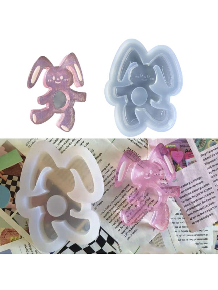 Ornament Quicksand Silicone Epoxy Mold  Keychain Pendant Jewelry Crafting Mould for Anniversary Gift