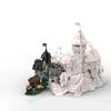 MOC Medieval Blaustein Castle Duke's Residence Modular Building DIY Assembly Building Block Toys Children's Birthday Gift