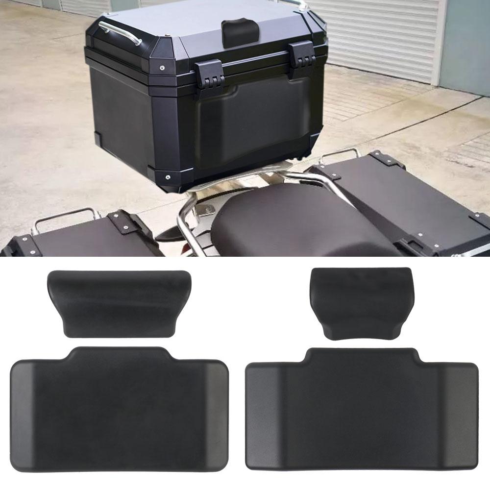 Motorcycle Backrest Pad Premium PU Sponge Covers Passenger Lazyback Protector Rear Case Cushion Motorbike Accessories UniversalGood product