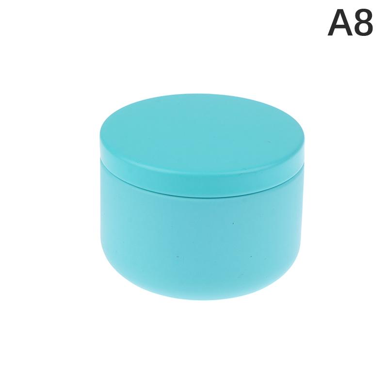 5.4Cm Portable Solid Color Mini Tin Box Tea Sealed Jar Packing Boxes Jewelry Candy Small Storage Can Coin Earring Headphones Gift Case