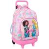 Rolling Backpack - SAFTA - BARBIE PAINTERLY - Compact - Removable - Comfortable