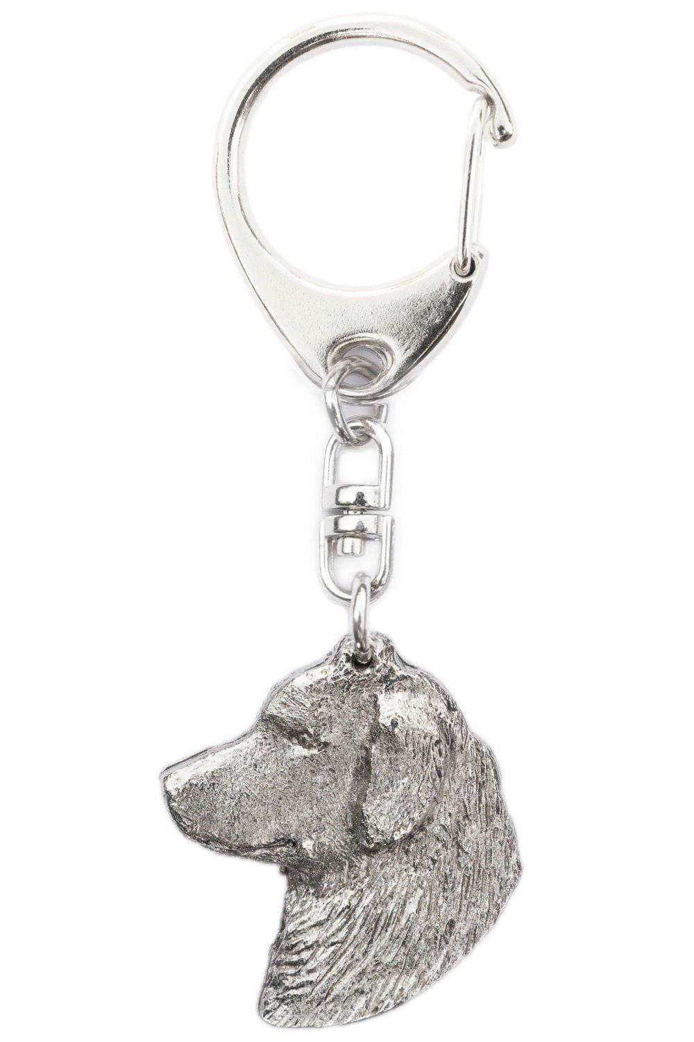 

Golden Retriever Made in England Art Dog Keychain Collection (Head)