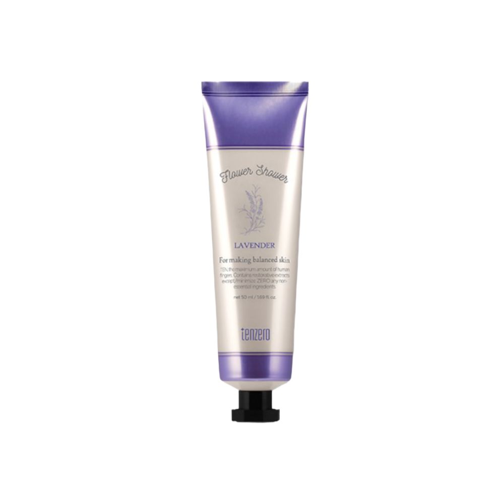 TENZERO Flower Shower Hand & Nail Cream Lavender 50ml 1ea